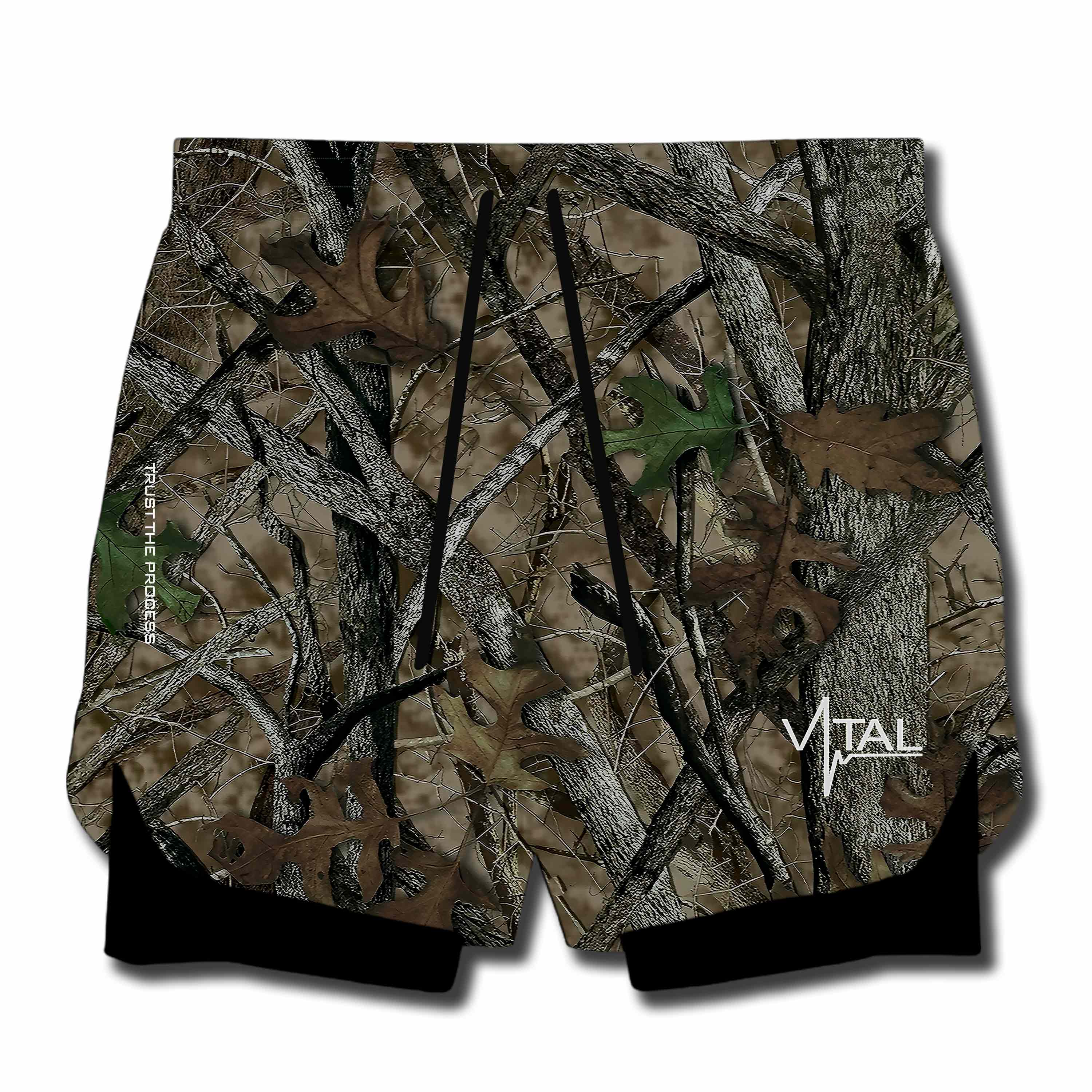 Tech Lined Performance Shorts Woodland Camo – VITAL APPAREL