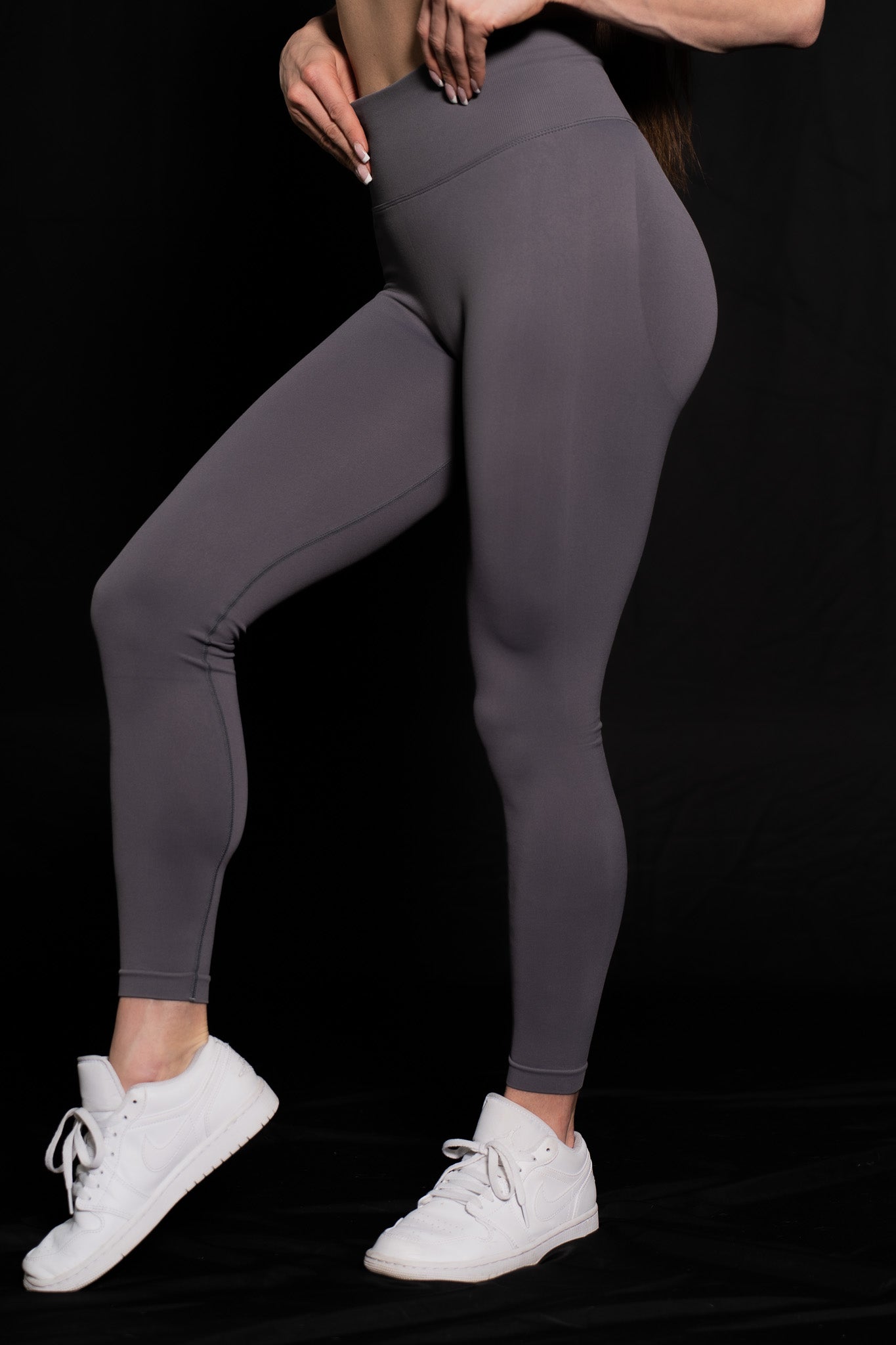 Wholesale Leggings Squat Proof White Ladies Scrunch Butt