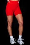 Resilient Biker Shorts 6" - Fire Red - VITAL APPAREL