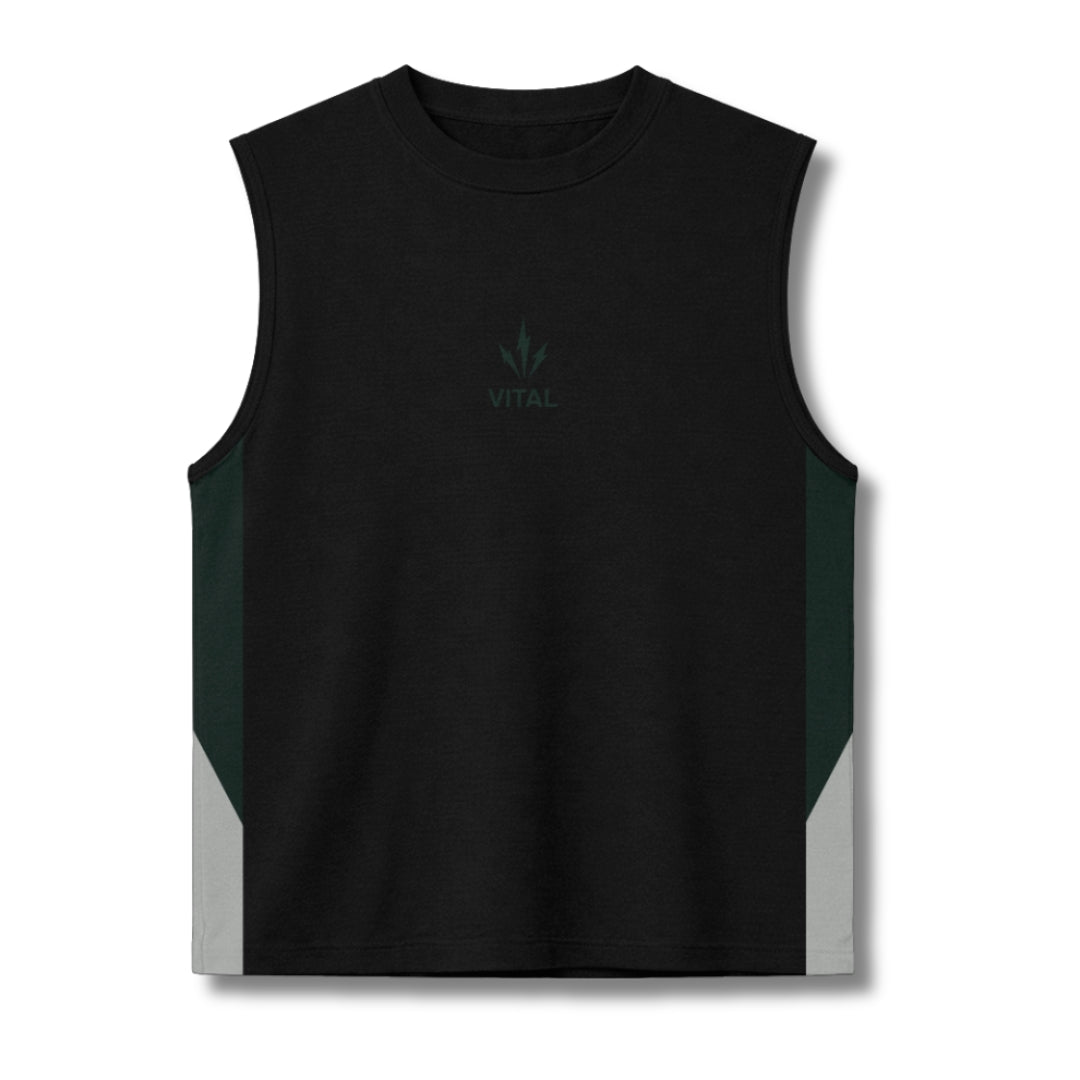 Momentum Cut Off Tank - Forest/Slate