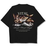 Oversized Pump Cover T-Shirt - Love Hurts