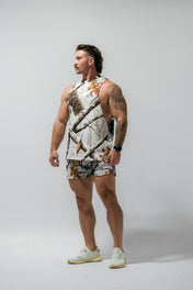 Cut Off Tank - Snow Camo