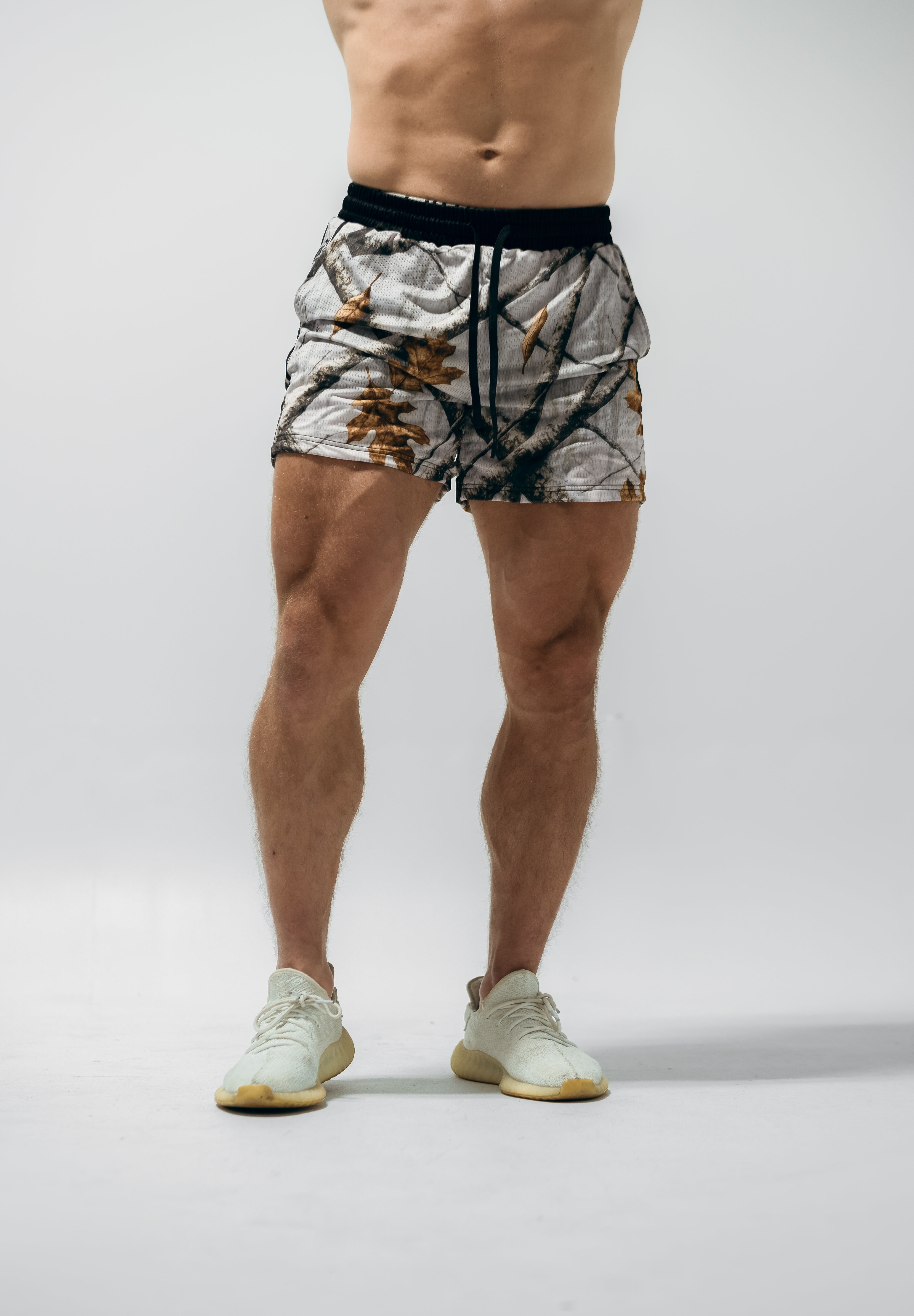 Combat Mesh Shorts 5" - Snow Camo OE