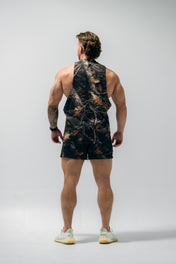 Cut Off Tank - Black Camo