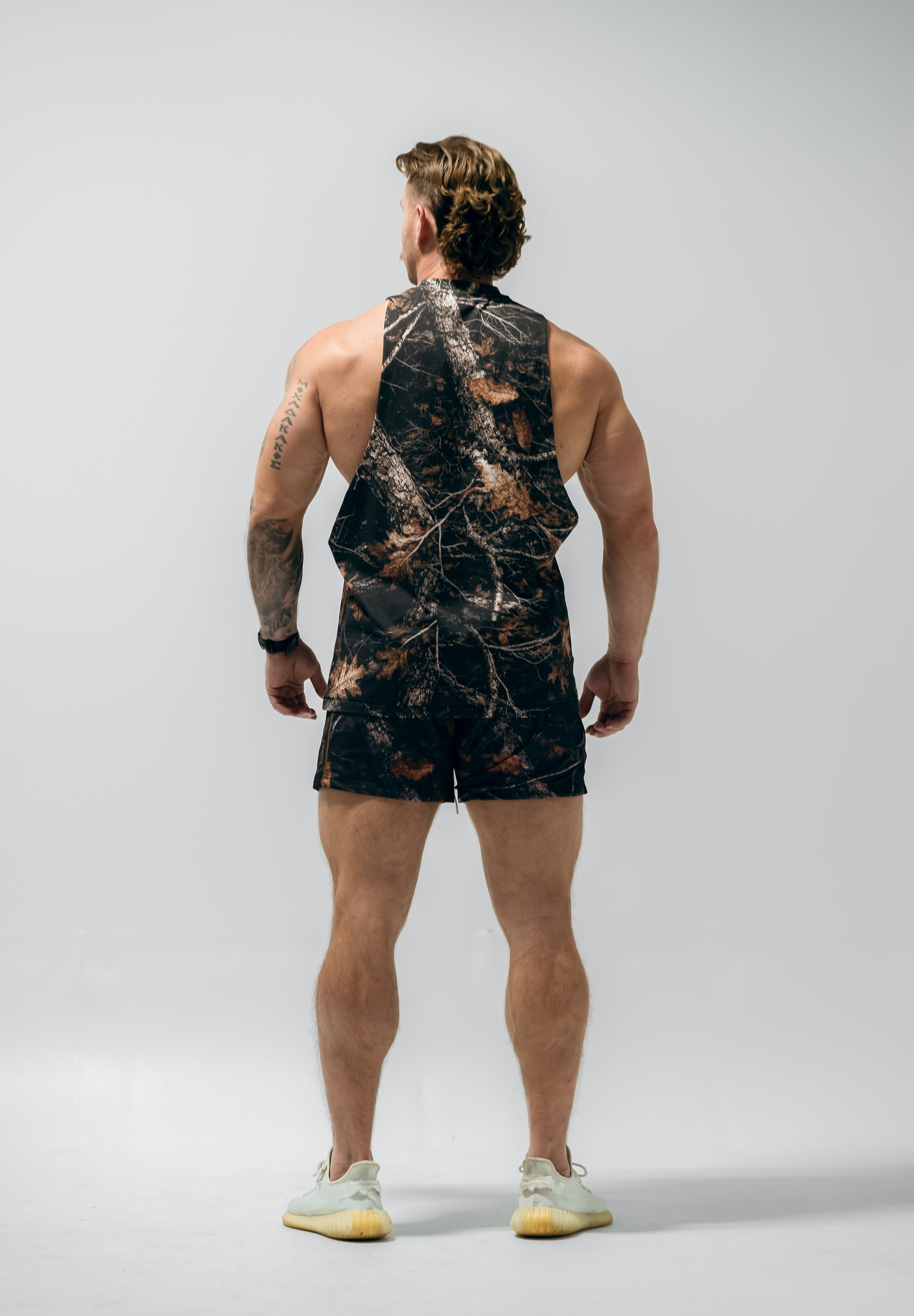 Cut Off Tank - Black Camo