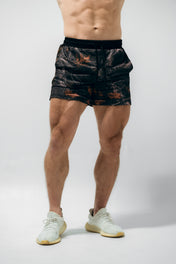 Combat Mesh Shorts 5" - Black Camo OE