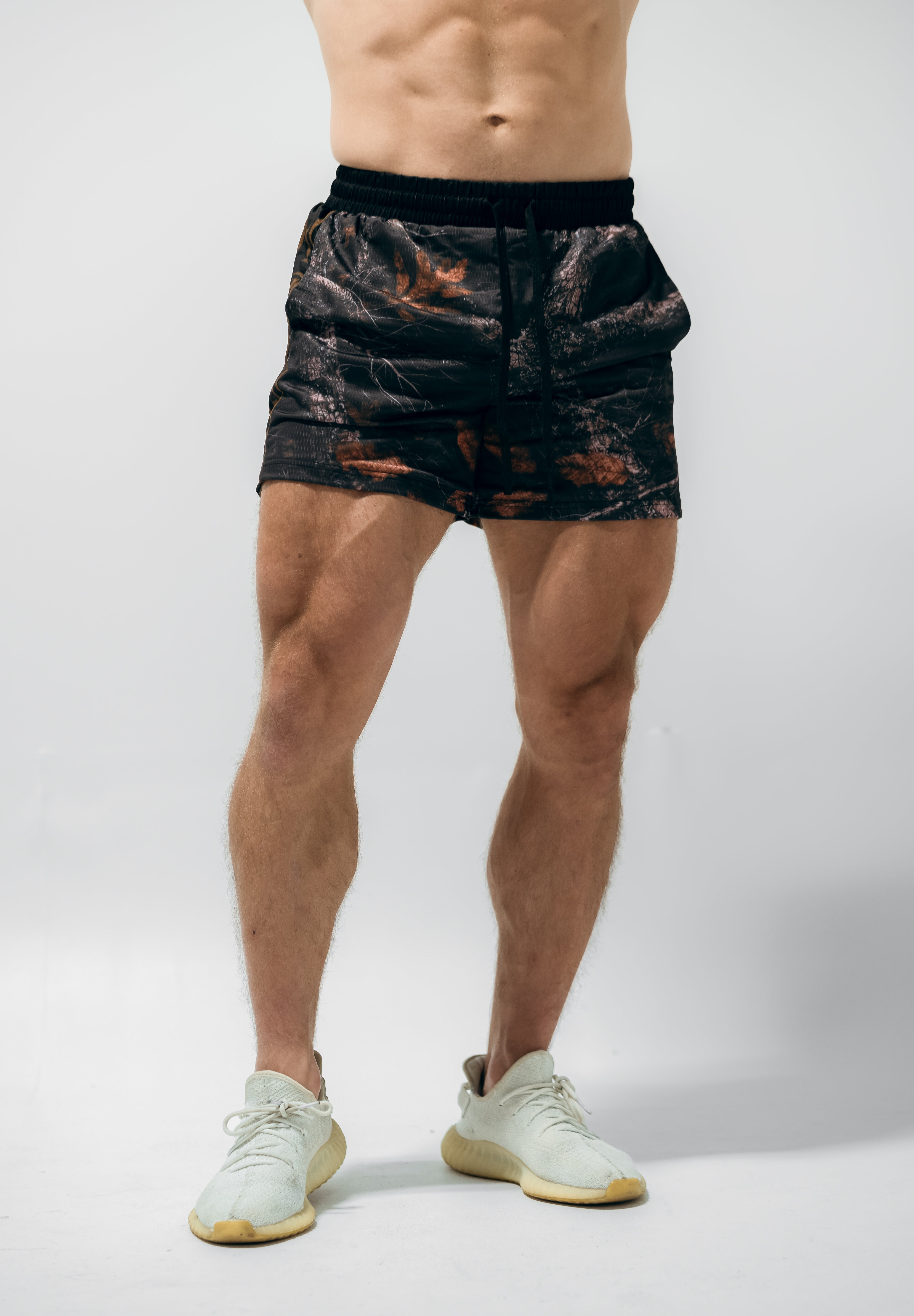 Combat Mesh Shorts 5" - Black Camo OE