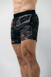 Combat Mesh Shorts 5" - Black Camo OE