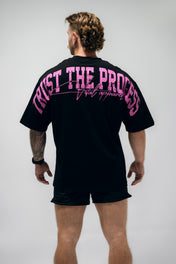 Oversized Pump Cover T-Shirt - TTP Distressed Pink