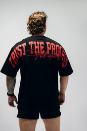Oversized Pump Cover T-Shirt - TTP Distressed Red