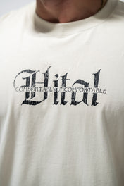 Oversized Pump Cover T-Shirt - Rebel T Cream