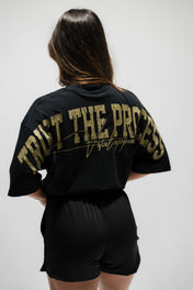 Oversized Pump Cover T-Shirt - TTP Distressed Olive