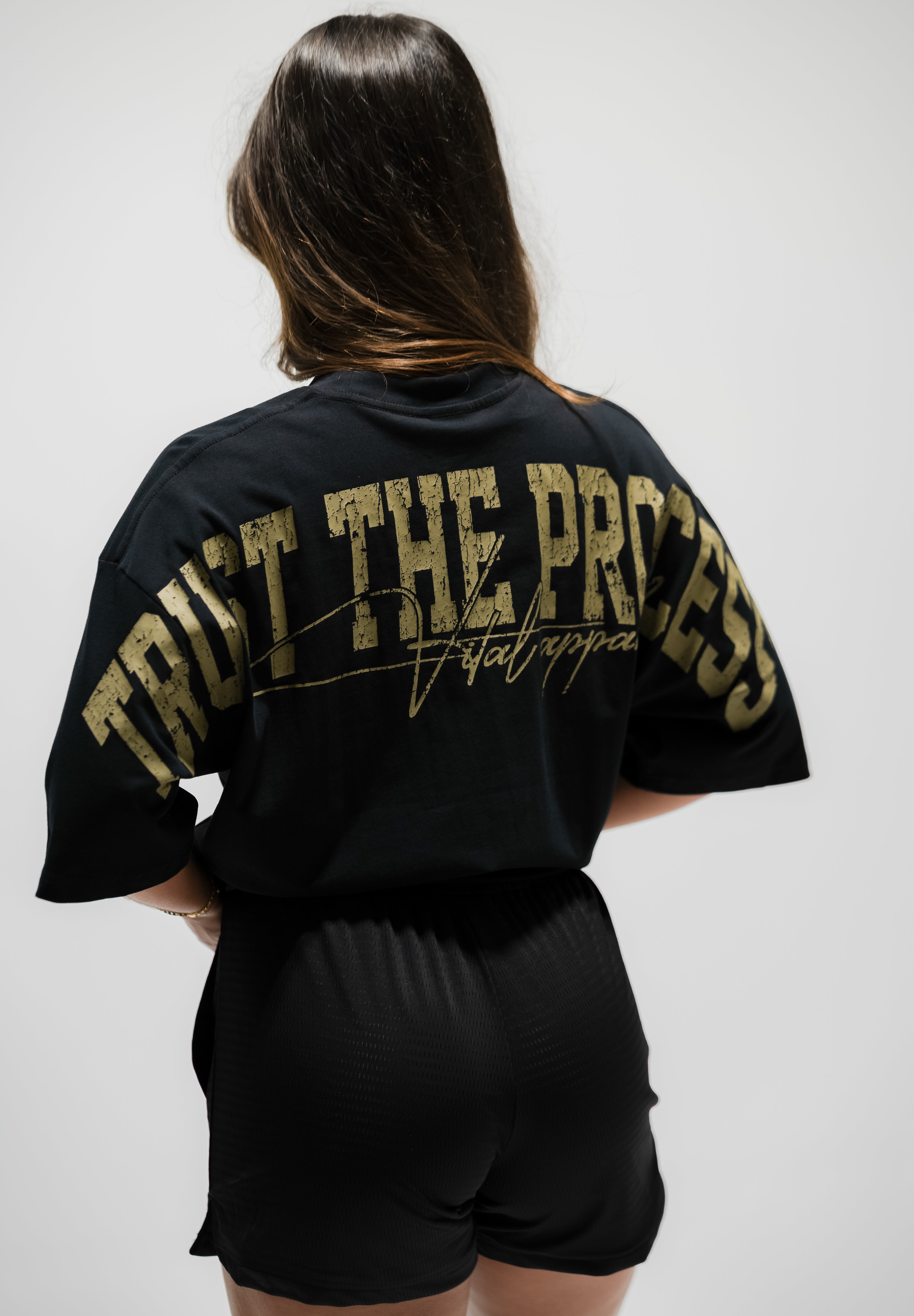 Oversized Pump Cover T-Shirt - TTP Distressed Olive