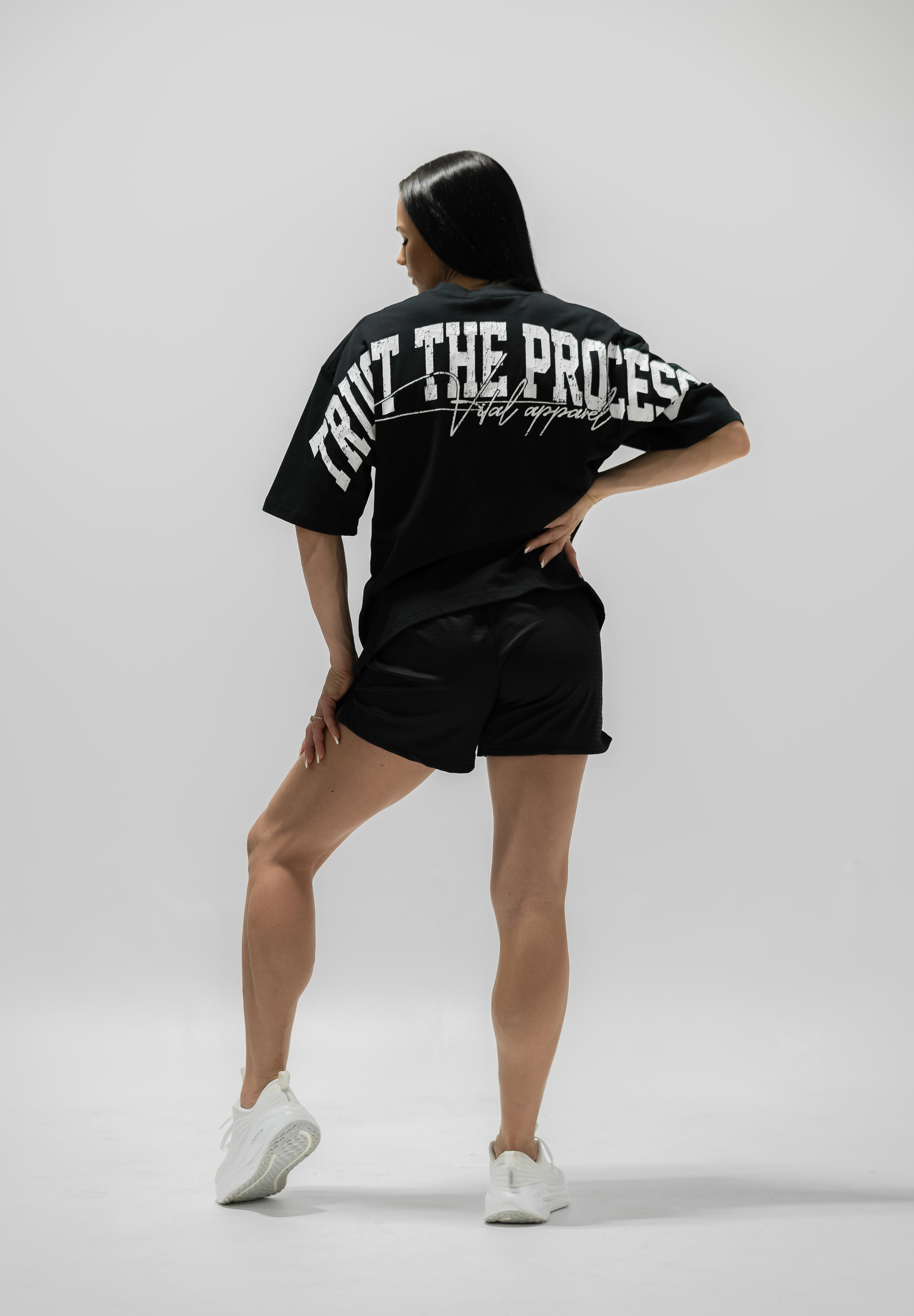 Oversized Pump Cover T-Shirt - TTP Distressed White