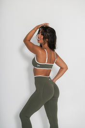 Luxe Tempo Bra - Moss Green