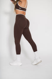 Luxe Scrunch Butt Leggings - Mocha