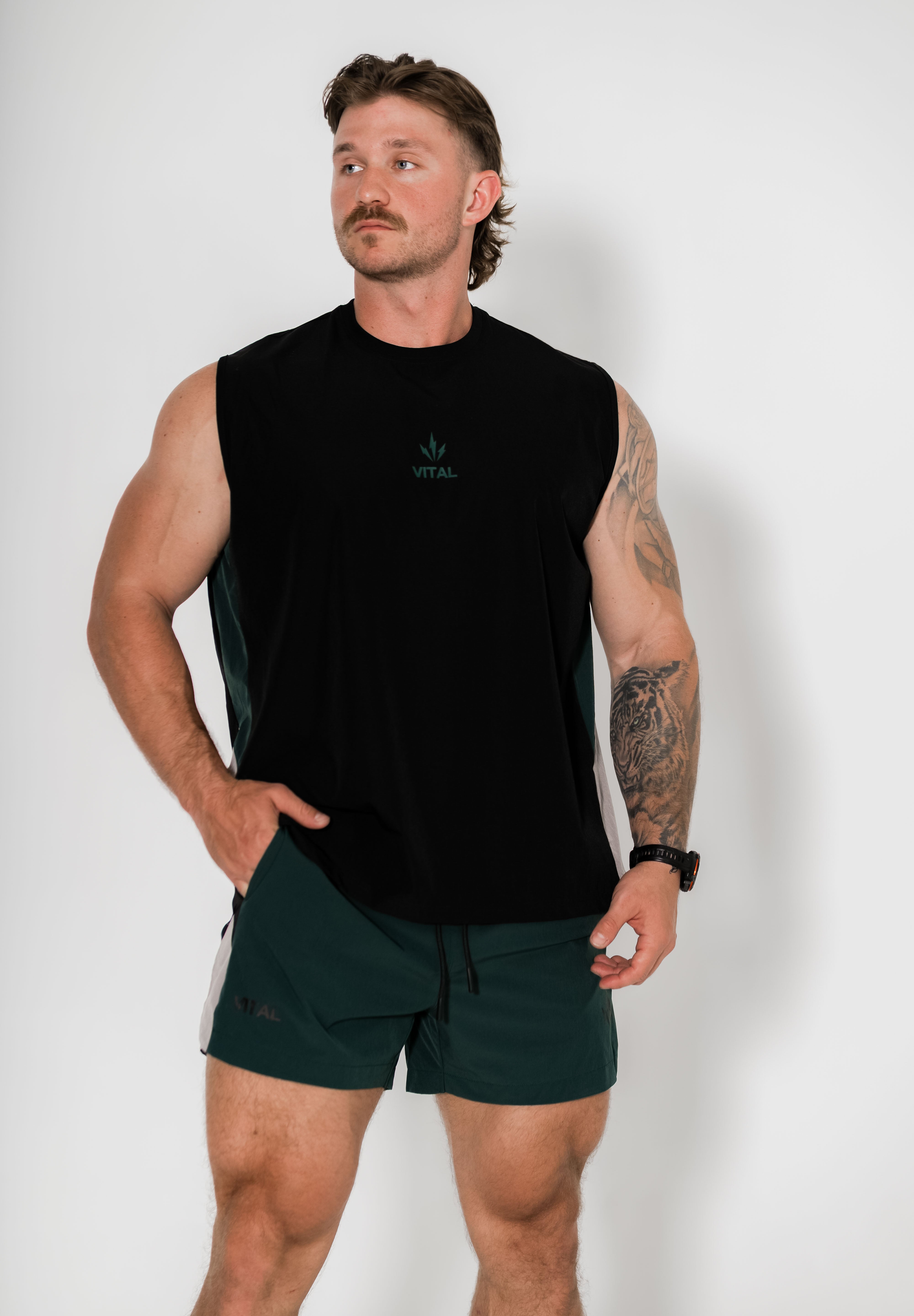 Momentum Short 6" - Forest/Slate