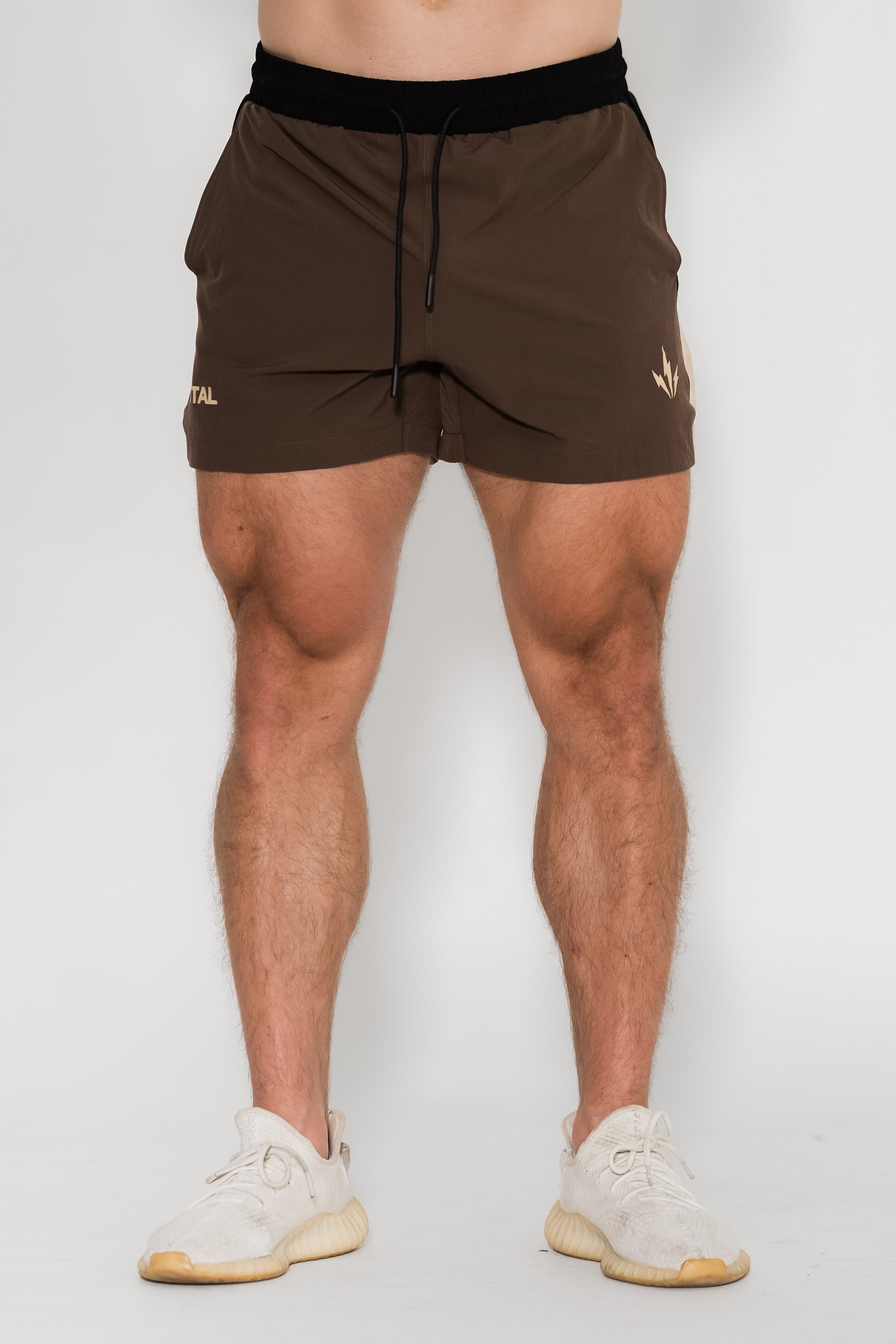 Momentum Short 6" - Mocha/Sand