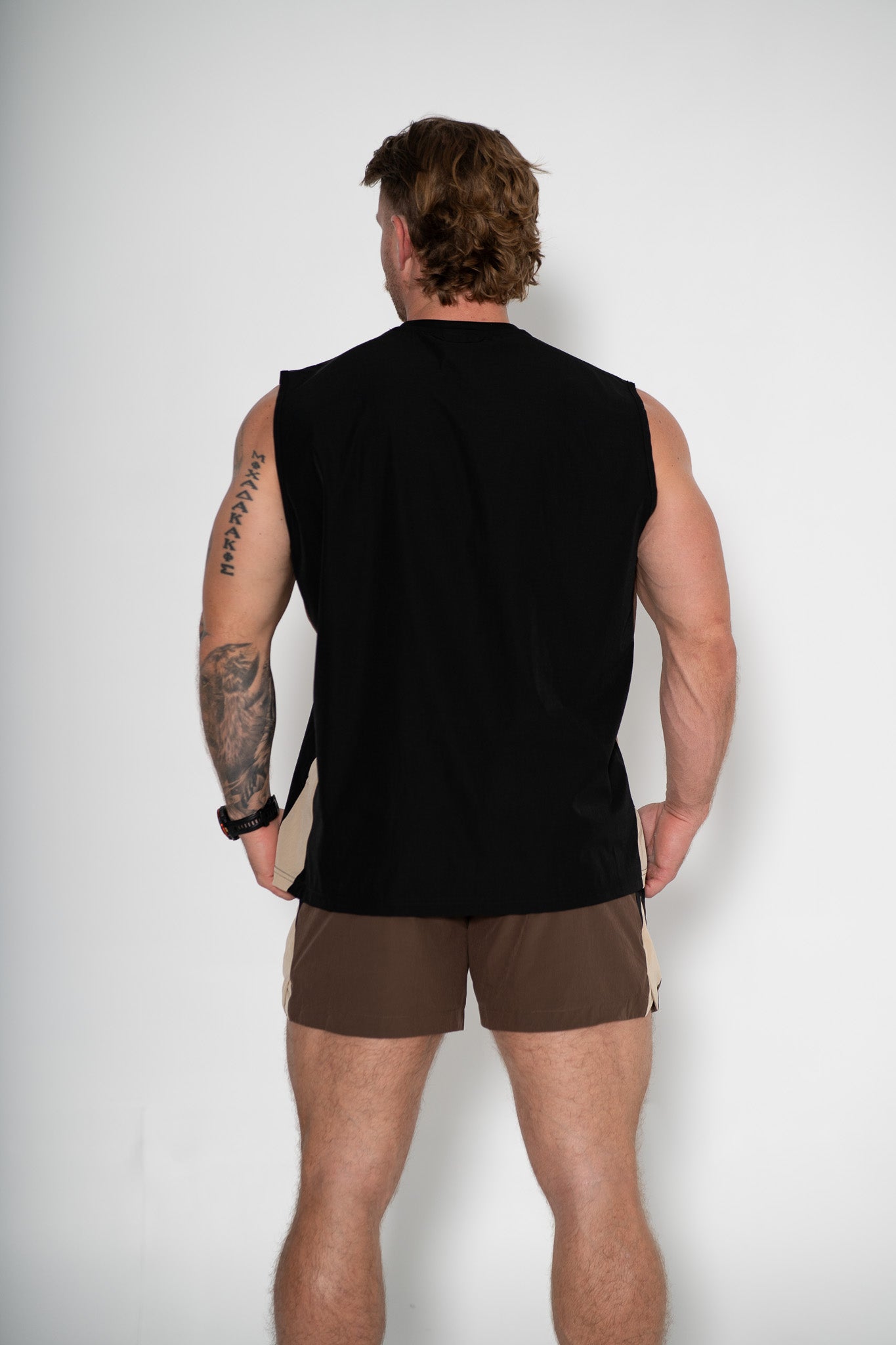 Momentum Cut Off Tank - Mocha/Sand