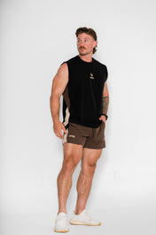 Momentum Cut Off Tank - Mocha/Sand