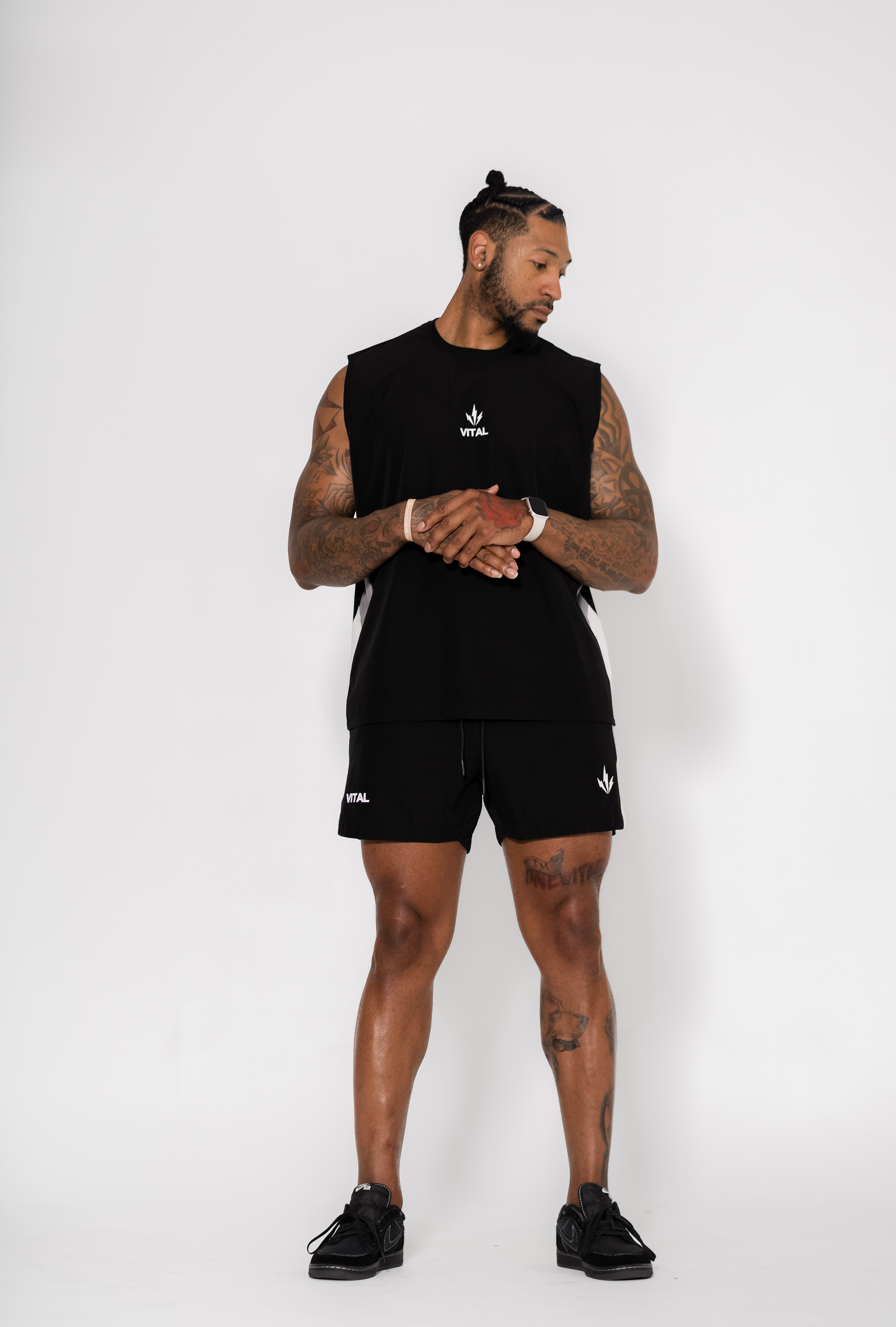 Momentum Short 6" - Gray/Cream