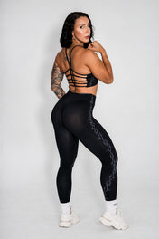 Pinnacle Seamless Scrunch Butt Leggings - Grunge Thorn