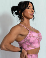 Elevate Bra - Pink Camo