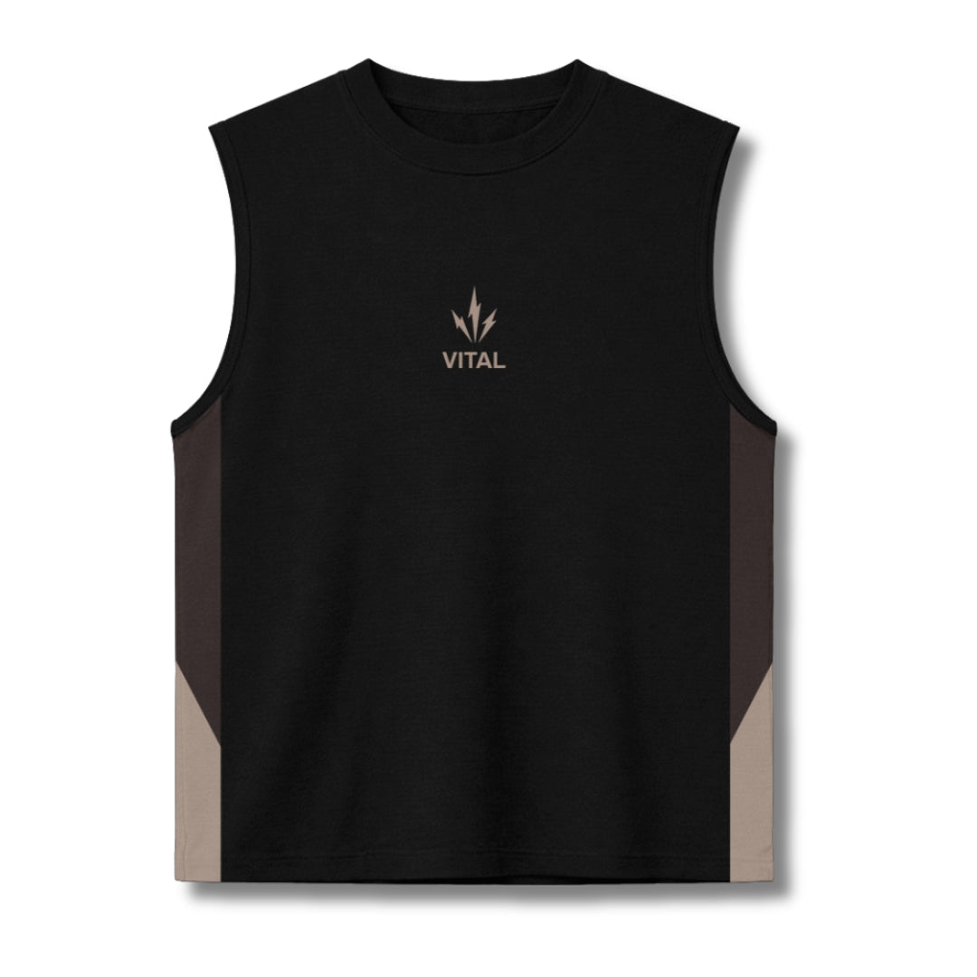 Momentum Cut Off Tank - Mocha/Sand