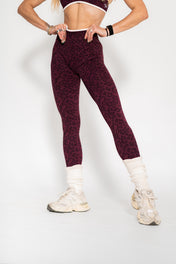 Luxe Seamless Scrunch Butt Leggings - Velvet Leopard
