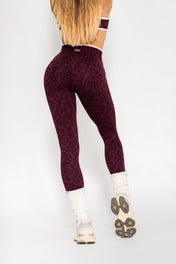 Luxe Seamless Scrunch Butt Leggings - Velvet Leopard
