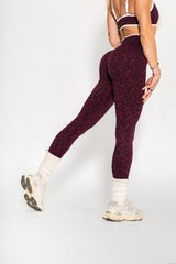 Luxe Seamless Scrunch Butt Leggings - Velvet Leopard