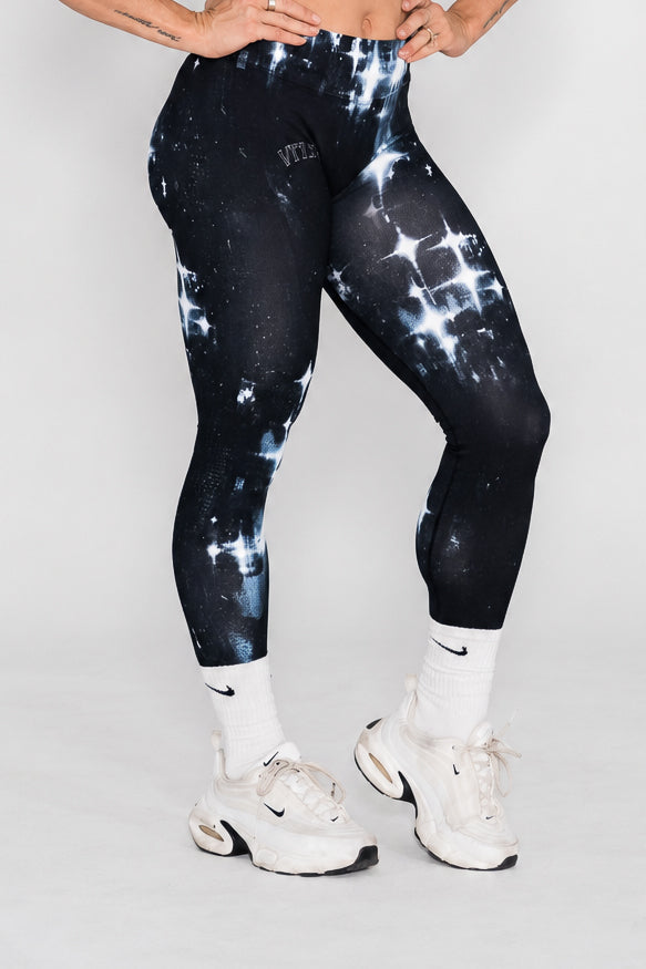 Pinnacle Seamless Scrunch Butt Leggings - Galaxy