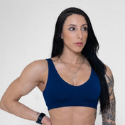 Seamless Sports Bra Activewear Midnight Blue