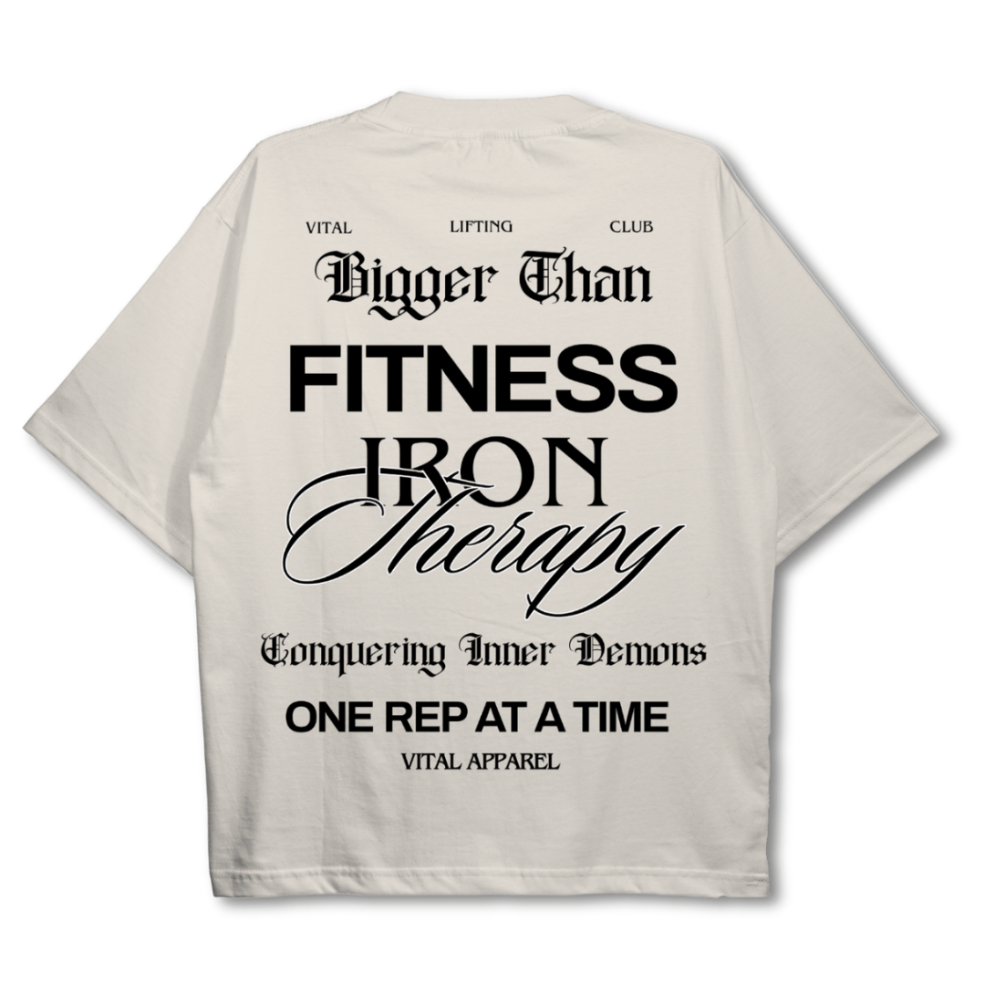 Oversized Pump Cover T-Shirt - Beige BTF IT