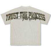 Oversized Pump Cover T-Shirt - VITAL APPAREL TTP/Cream Woodland Camo