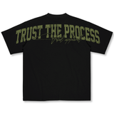 Oversized Pump Cover T-Shirt - TTP Distressed Olive