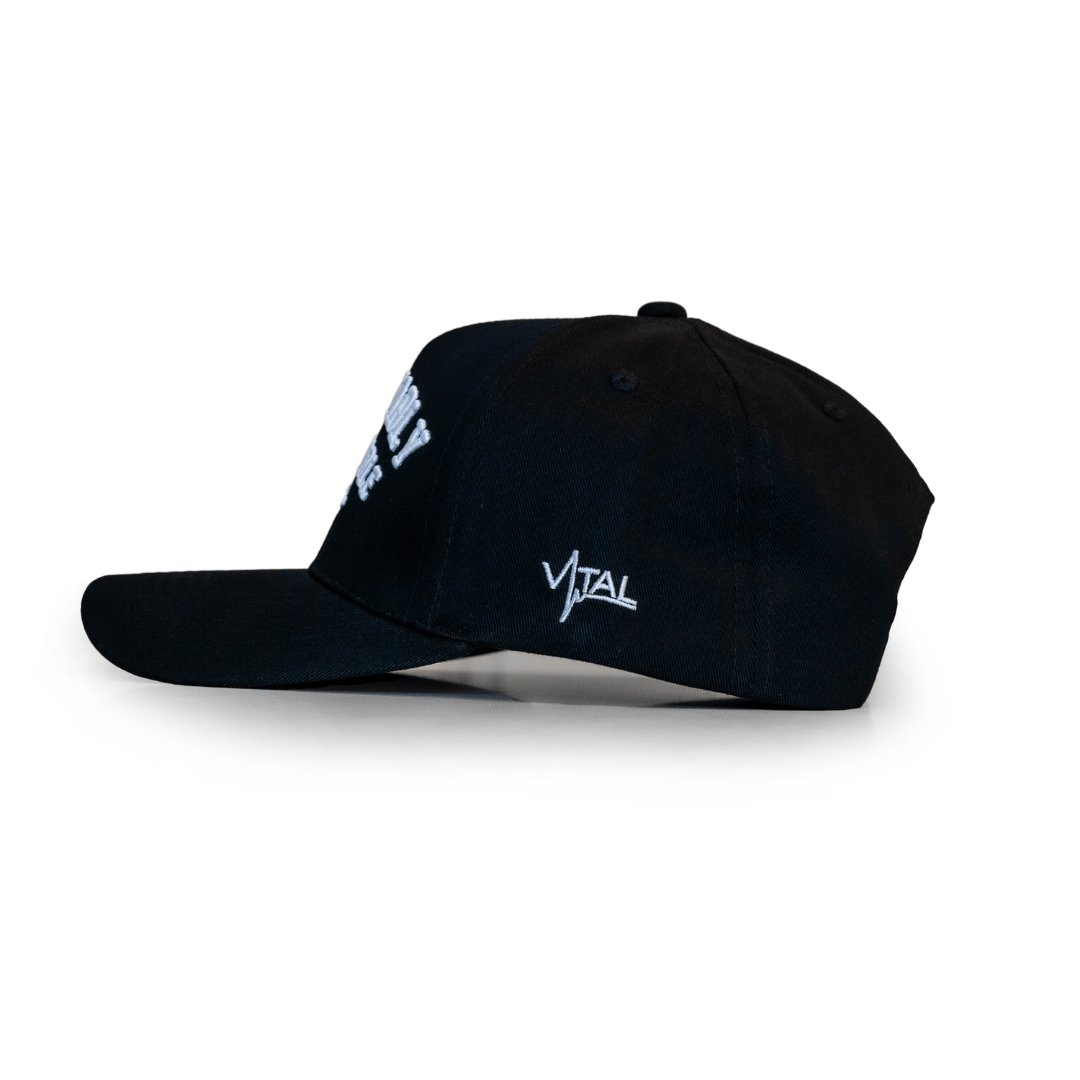 A Frame Snapback Hat - Black CUC - VITAL APPAREL