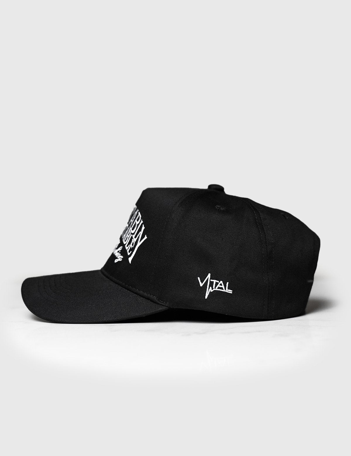 A Frame Snapback Hat - Black CUC - VITAL APPAREL