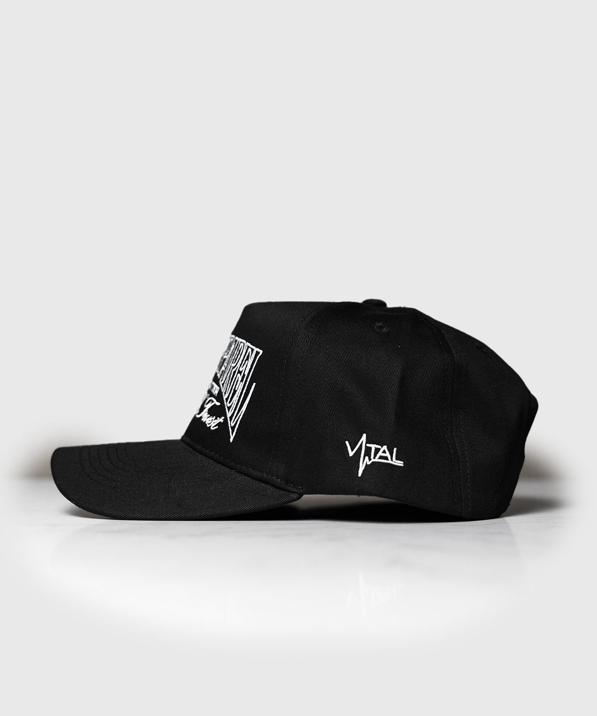 A Frame Snapback Hat - Black MOM - VITAL APPAREL