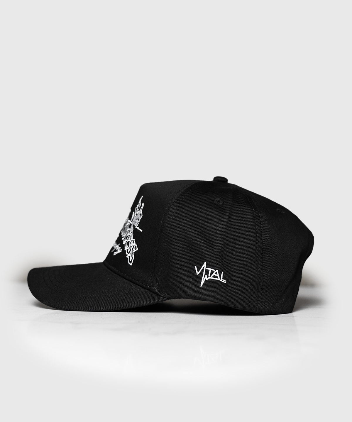 A Frame Snapback Hat - Black TTP - VITAL APPAREL