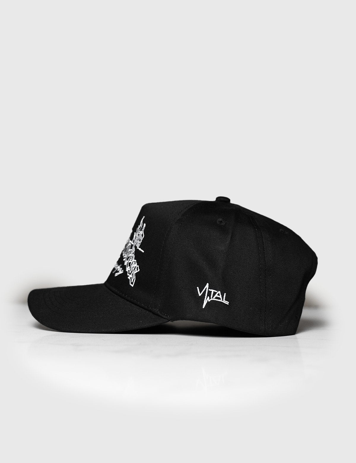 A Frame Snapback Hat - Black TTP - VITAL APPAREL