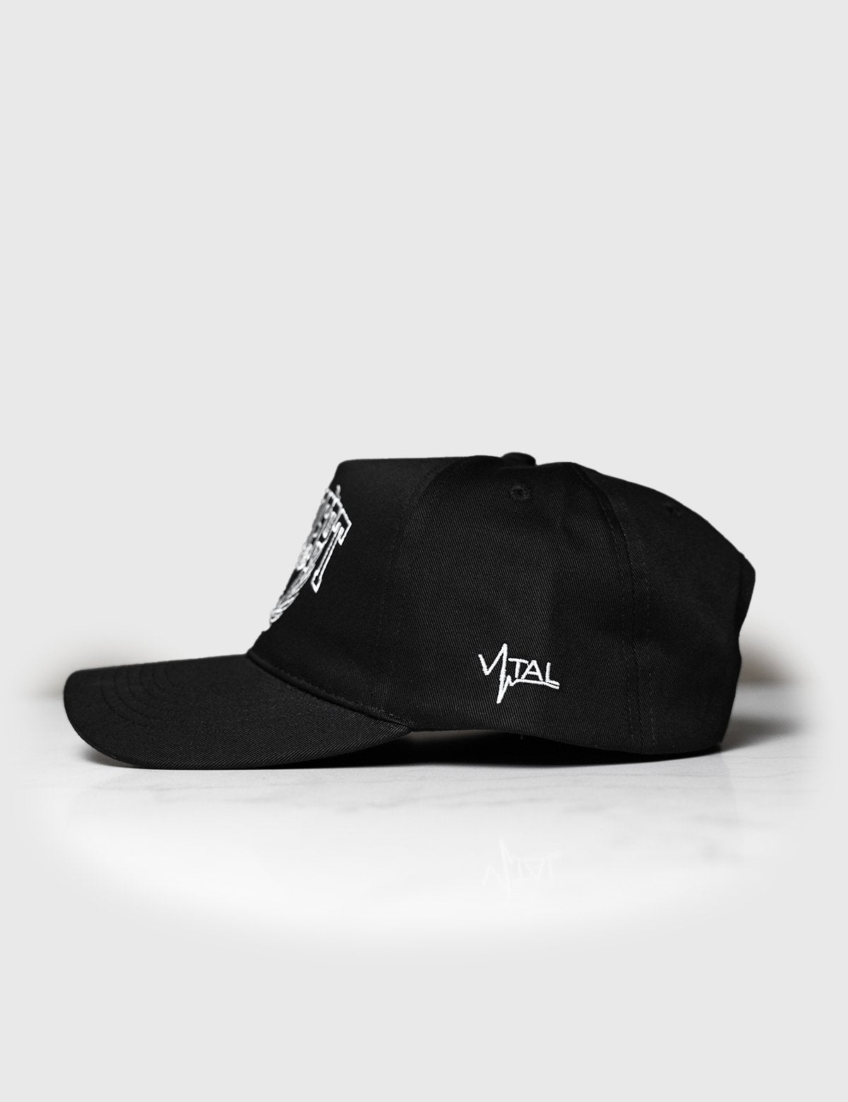 A Frame Snapback Hat - Black Vital Dept. - VITAL APPAREL