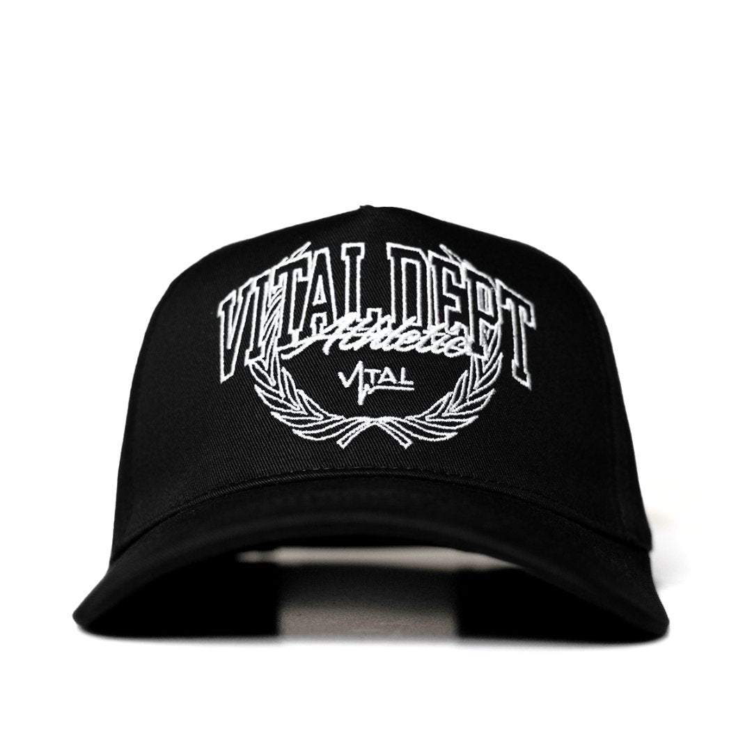 A Frame Snapback Hat - Black Vital Dept. - VITAL APPAREL