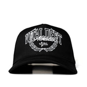 A Frame Snapback Hat - Black Vital Dept. - VITAL APPAREL