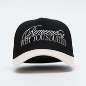A Frame Snapback Hat - Black/Off - White RWYS - VITAL APPAREL