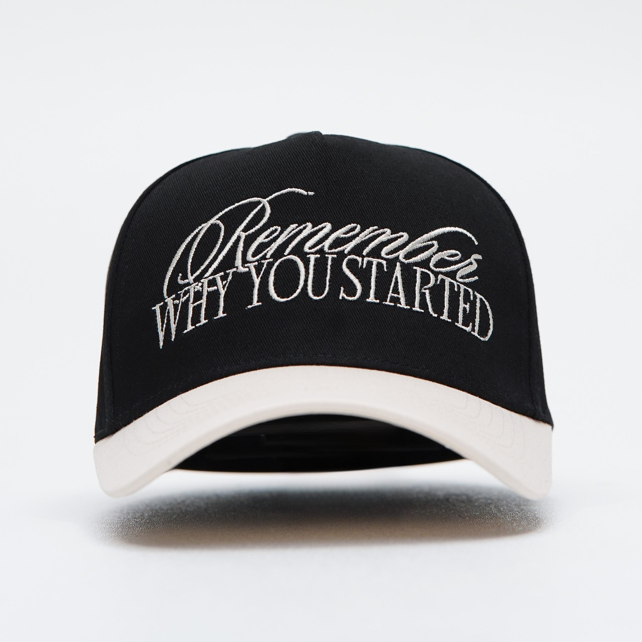 A Frame Snapback Hat - Black/Off - White RWYS - VITAL APPAREL