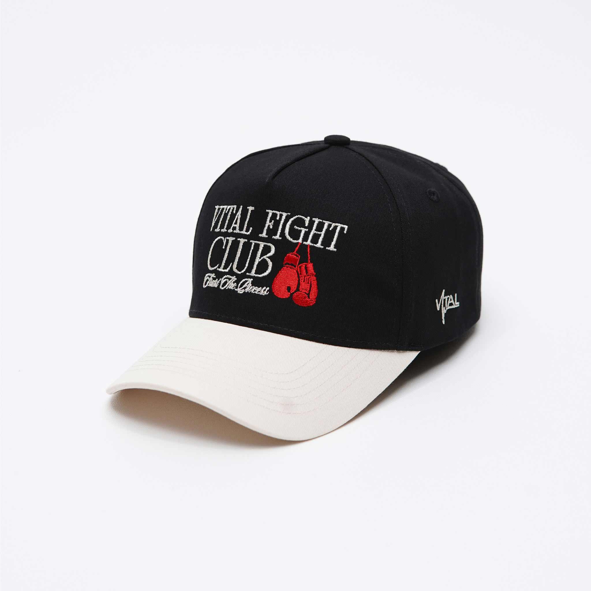 A Frame Snapback Hat - Black/Off - White VFC - VITAL APPAREL