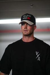 A Frame Snapback Hat - Black/Off - White VFC - VITAL APPAREL