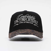 A Frame Snapback Hat - Black/Woodland Camo CUC - VLC - VITAL APPAREL