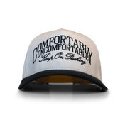 A Frame Snapback Hat - Cream/Black CU - KOP - VITAL APPAREL